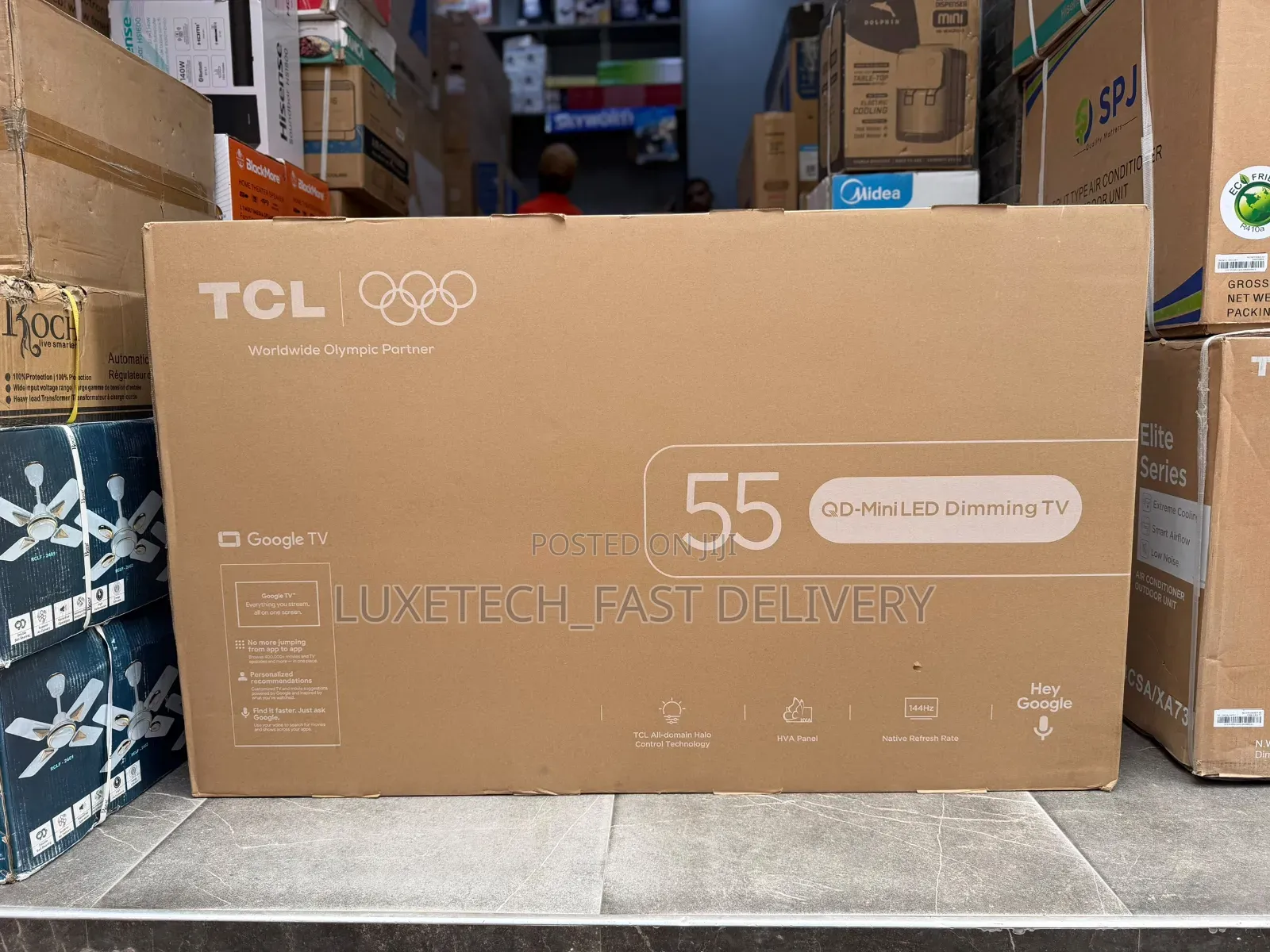 TCL P8L 55 Inches QD-Mini LED Smart TV (2026) – Google TV
