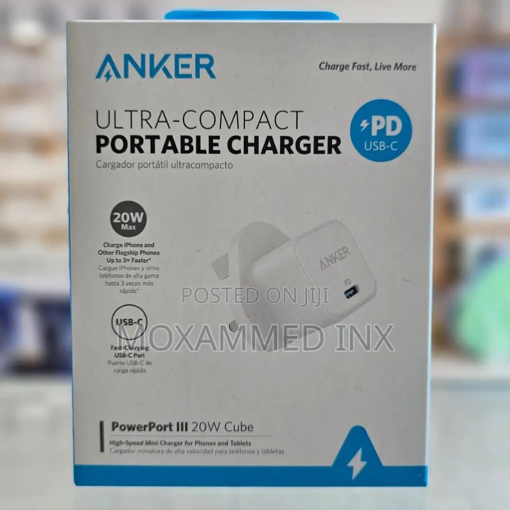 A2149K21 Anker Powerport III20w Cube Charging Adapter