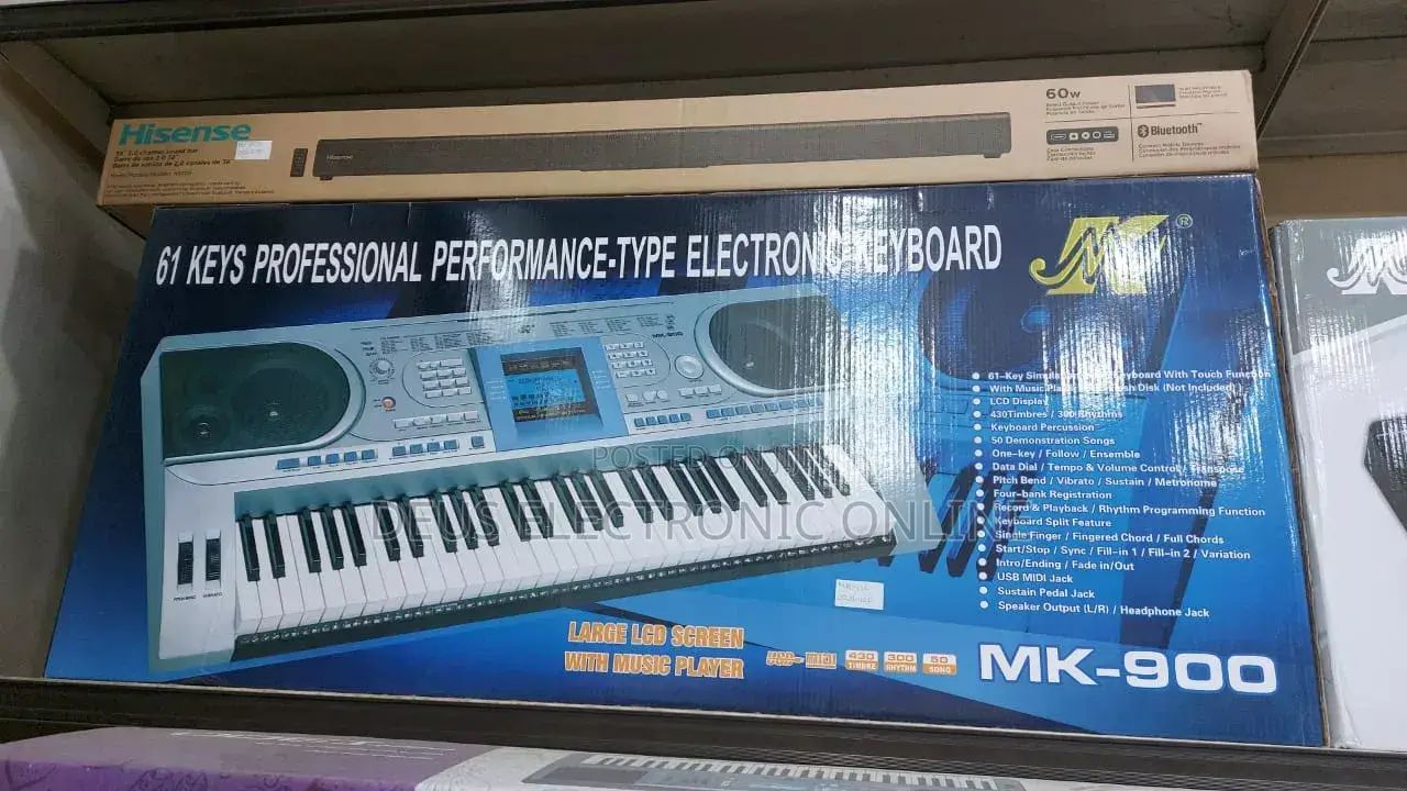 Mk900 Keyboard, Kinanda, Midi, Flash Popote Unapiga 550,000 X_Stand
