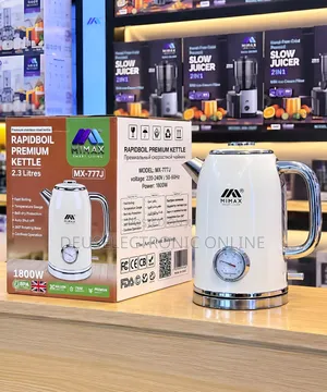 Mimax Rapidboil Premium Kettle*
*Tsh/=99000
*Mx-777j / 1800w/ 2.3l*