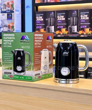 Mimax Rapidboil Premium Kettle*
*Tsh/=99000
*Mx-777j / 1800w/ 2.3l*