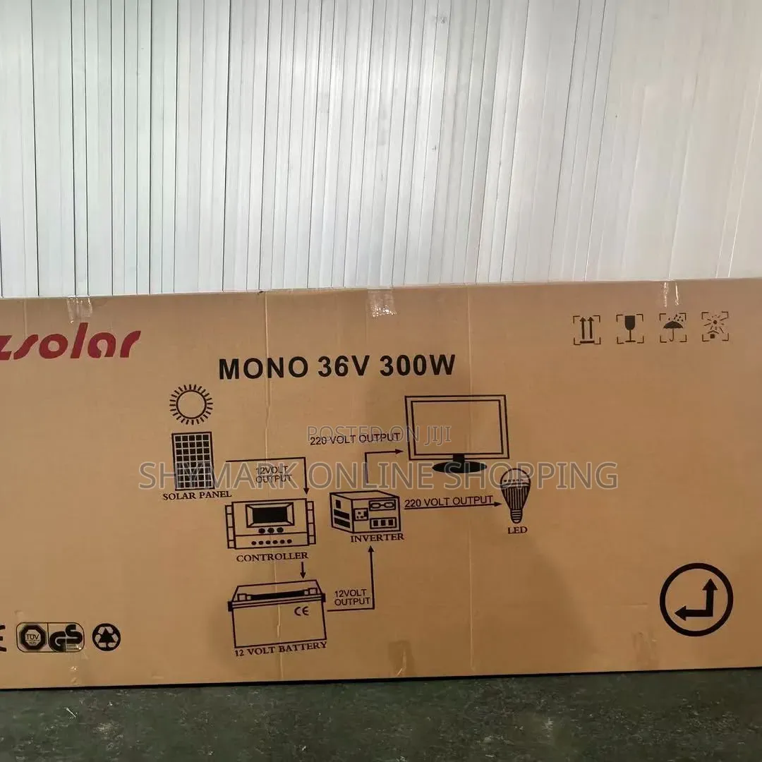 Hzsolar Solar Panel Mono 36V 300W