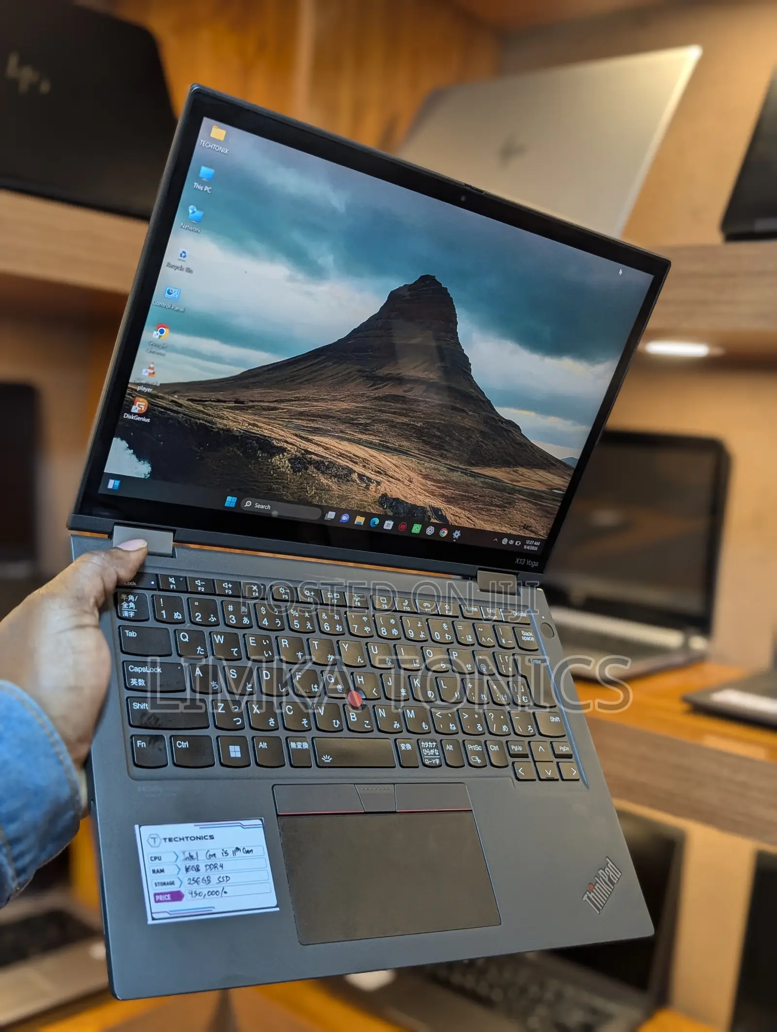 New Laptop Lenovo ThinkPad x13 Yoga 16GB Intel Core i5 SSD 256GB
