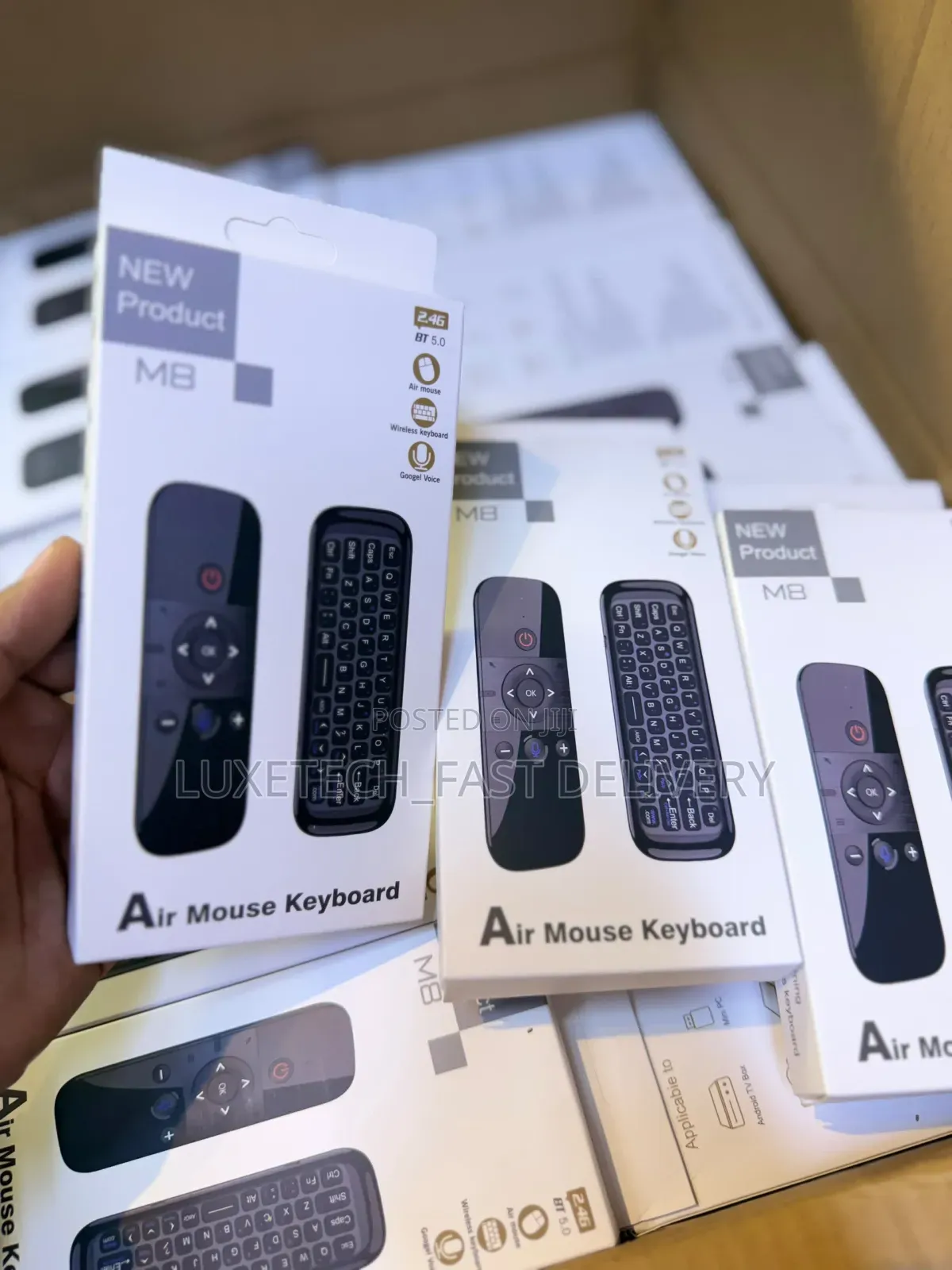 Air Mouse Keyboard 3-in-1 Wireless Remote With Voice Control
