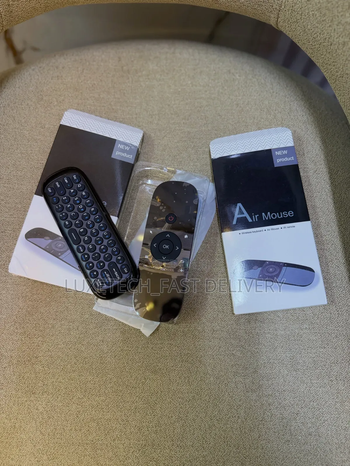 Air Mouse Keyboard 3-in-1 Wireless Remote With Voice Control