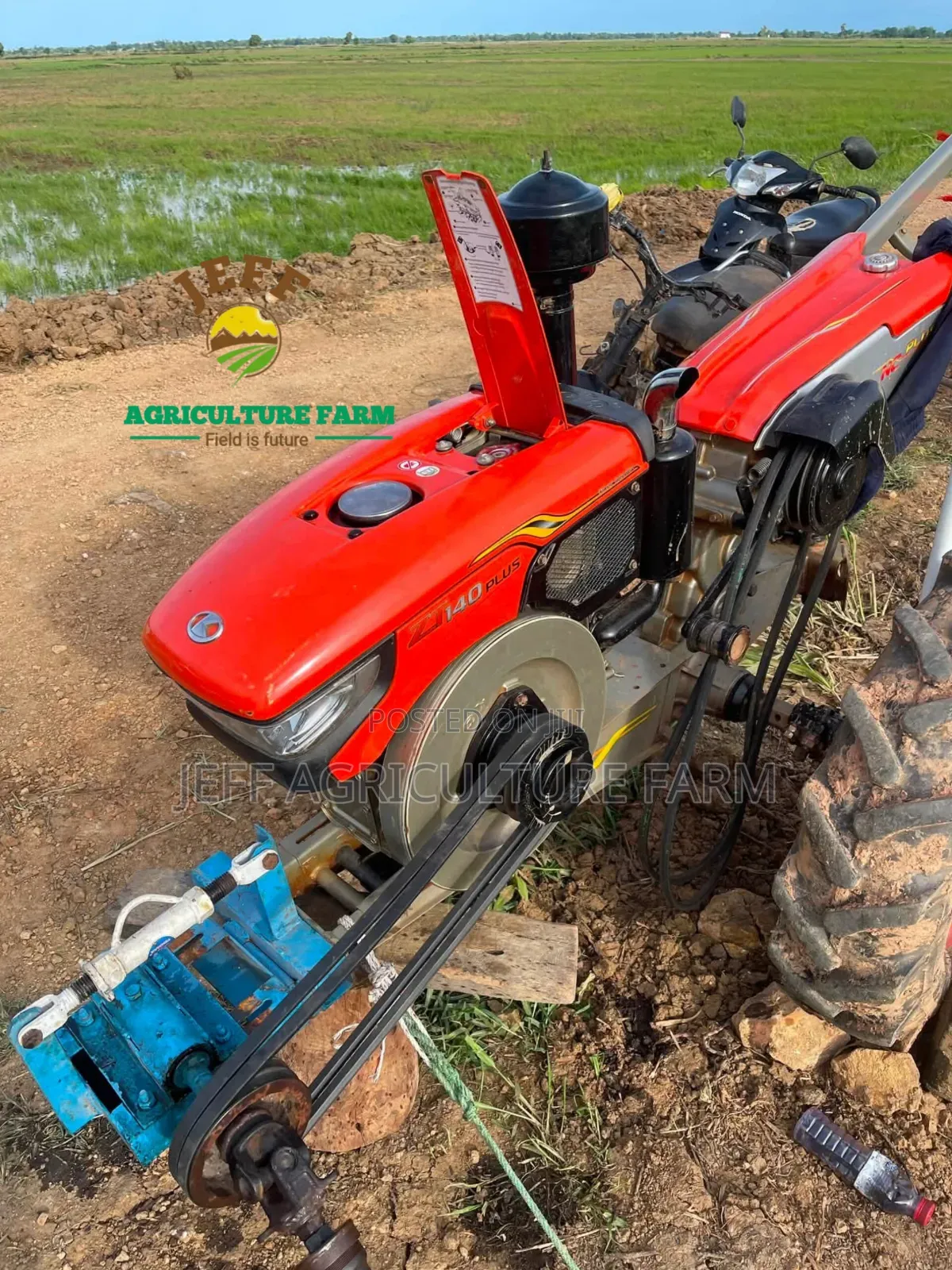 Powertiller Ya 16hp Zt 140 Plus
