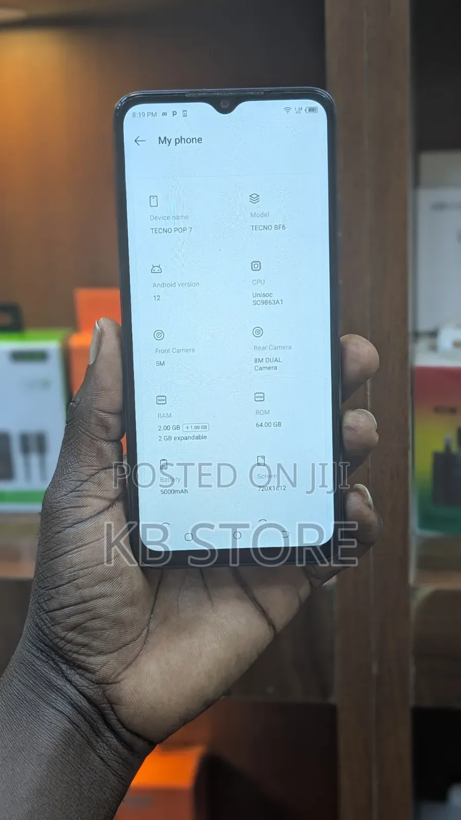 Tecno Spark 8C 64 GB Black