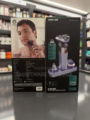 Green Lion G-Blade 3-in-1 Hair and Nose Trimmer, IPX7, 90 Min Runtime