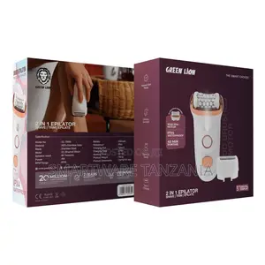 Green Lion 2-in-1 Epilator With Waterproof Design, 8500 RPM Motor