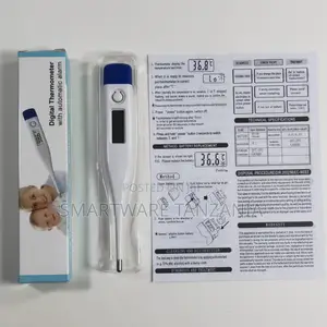Digital Thermometer With Automatic Alarm, LCD Display