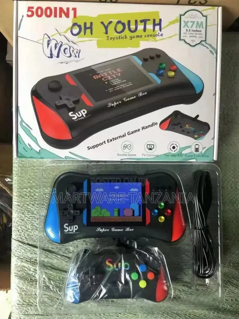 Sup Joystick Game Console, 3.5 Inch HD Screen, 500 Games Included