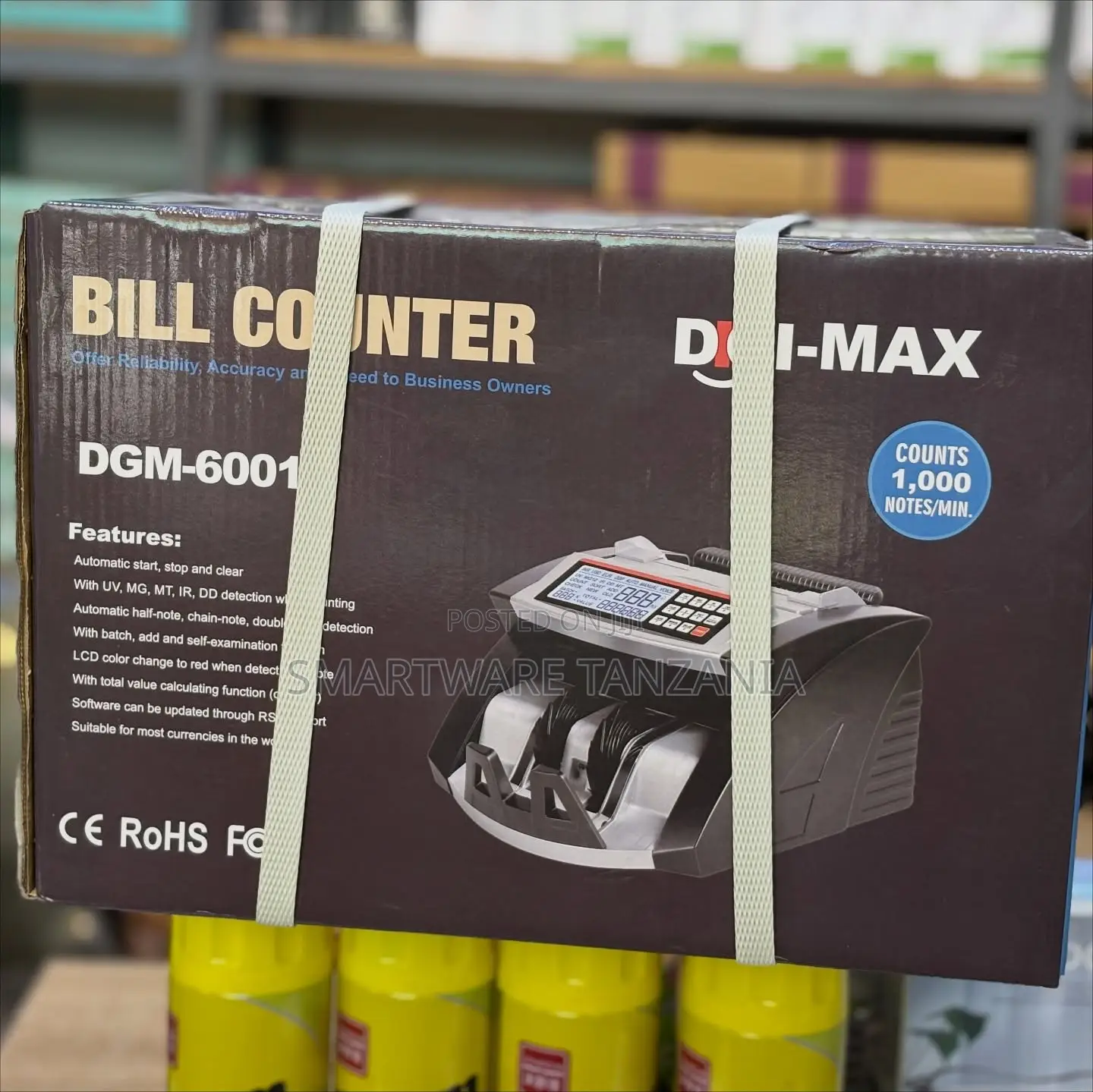 DGM Bill Counter With 200 Bill Hopper Capacity, 21000 PCS/Min Speed