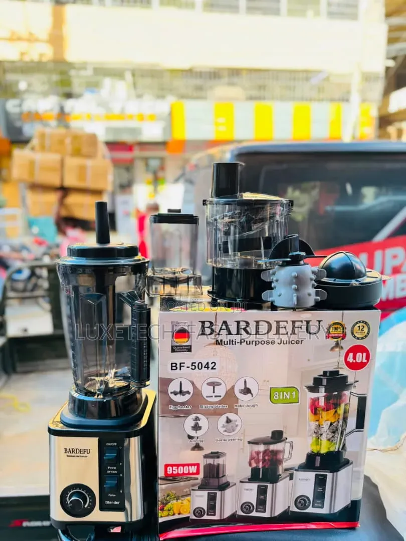 Bardefu 8-in-1 Multi-Purpose Juicer and Blender – Heavy Duty 4 Litres