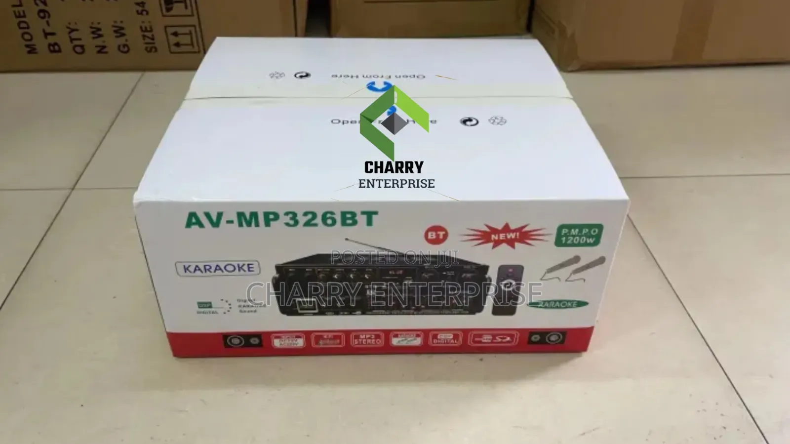 DIGITAL Karioke Audio Amplifier 1200W Double Equilaizer (Left Right}