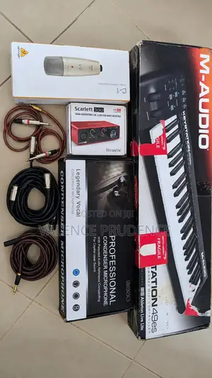 Complete Studio Bundle M-Audio Focusrite Behringer C-1