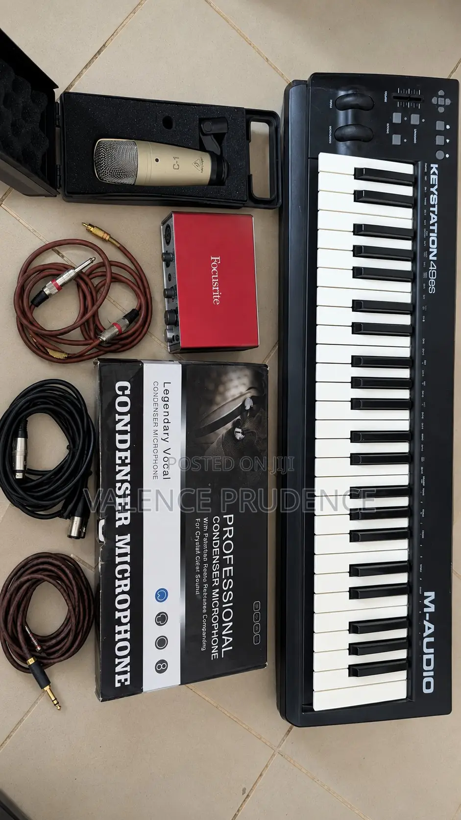 Complete Studio Bundle M-Audio Focusrite Behringer C-1
