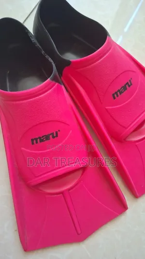Original Maru Swim Training Fins - Pink/Black (Size EU 35-36)