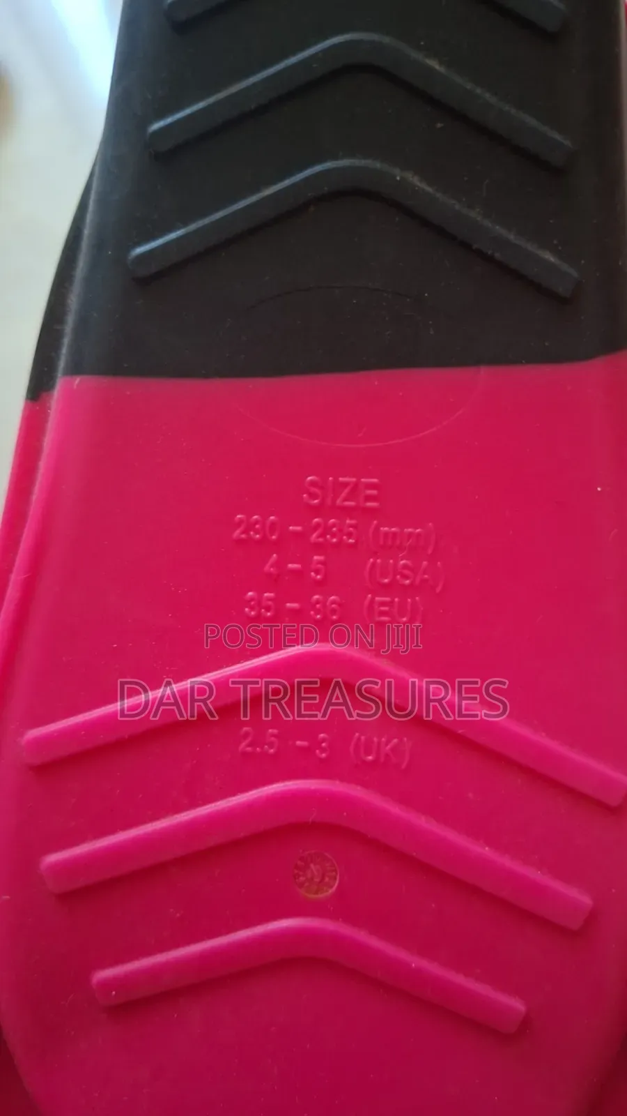 Original Maru Swim Training Fins - Pink/Black (Size EU 35-36)