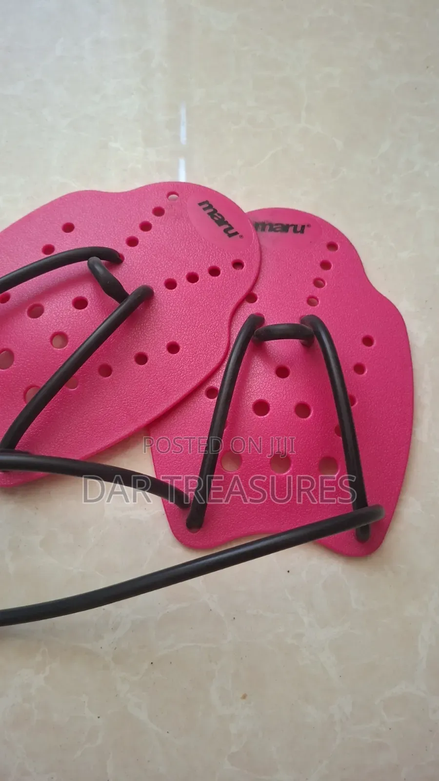 Original Maru Swim Hand Paddles - Pink (Size S)