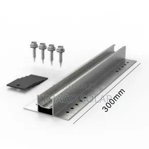 300mm Mini Rail Ya Kufungia Solar Panel Kwenye Roof
