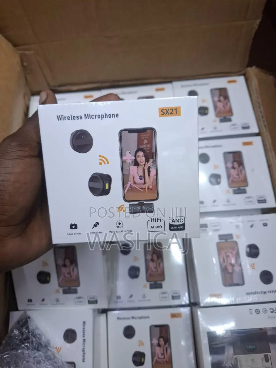 SX21 Wireless Microphone With HiFi Audio and Quiet ANC