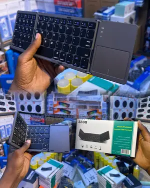 Foldable Bluetooth Keyboard With Touchpad, Wireless, Compact Design