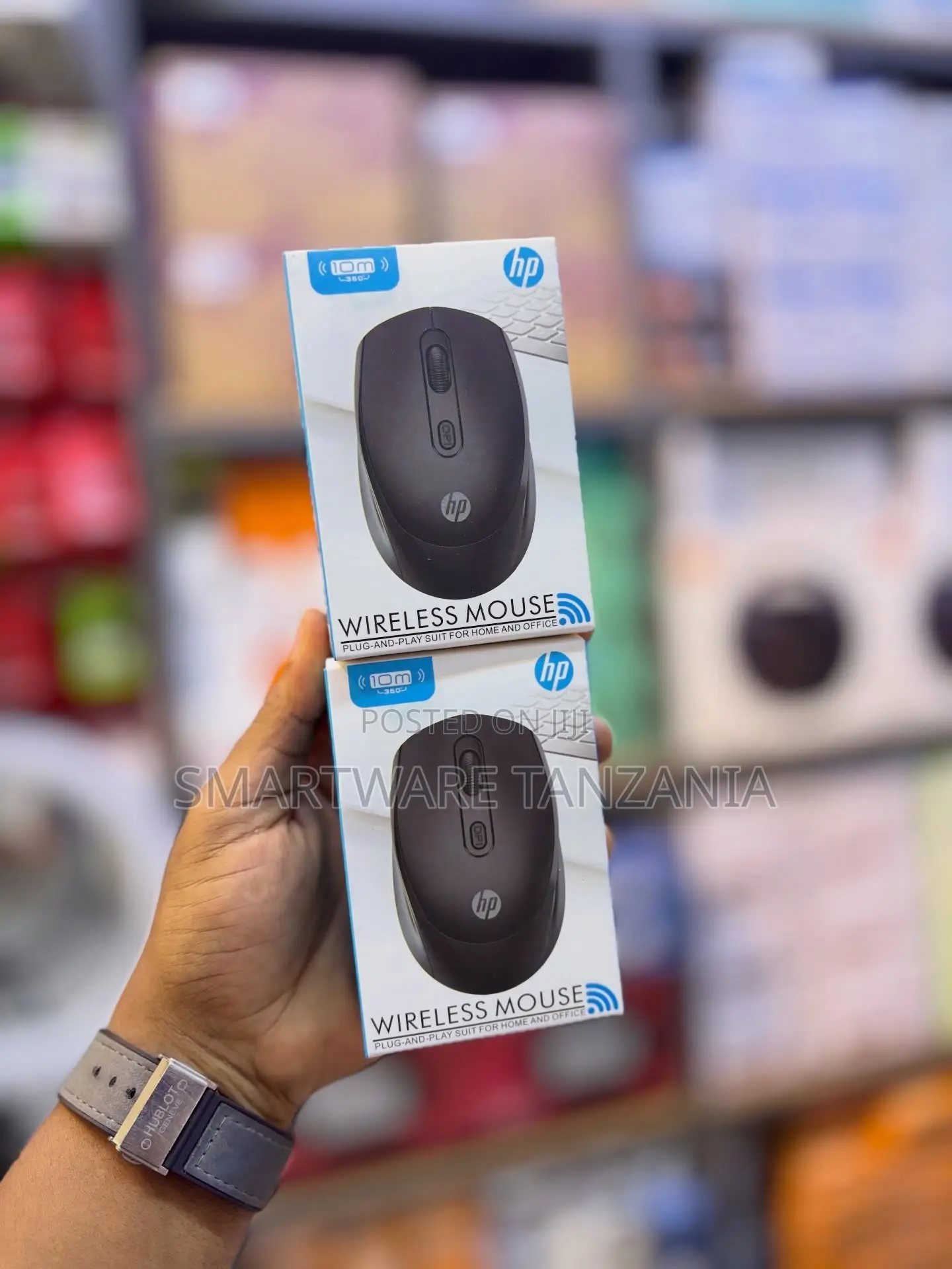 HP Wireless Mouse With 10m Range, Ergonomic Design for Home/Office Use