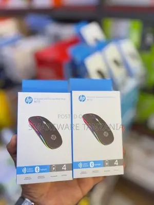 HP W10 Dual Mode Rechargeable Bluetooth Wireless Silent Click Mouse
