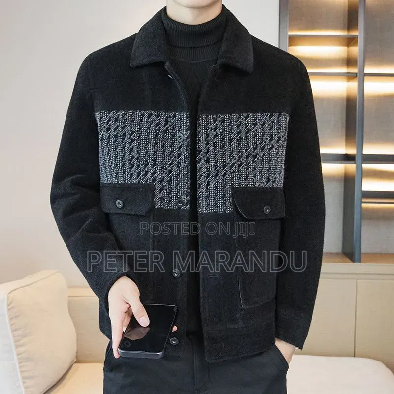 Men's Premium Woolen Casual Jacket Mpya Kabisa! 