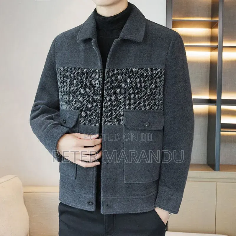 Men's Premium Woolen Casual Jacket Mpya Kabisa! 