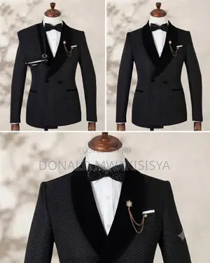 Black Strip Suit