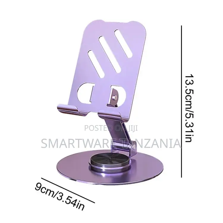 Adjustable Laptop Stand, Aluminum Alloy, Purple, Ergonomic Design
