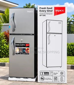 Impex 138L Double Door Refrigerator (Model IRF 138C)
