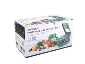Vegetable and Fruit Cutter, 22-Piece Set, Food Grade Plastic