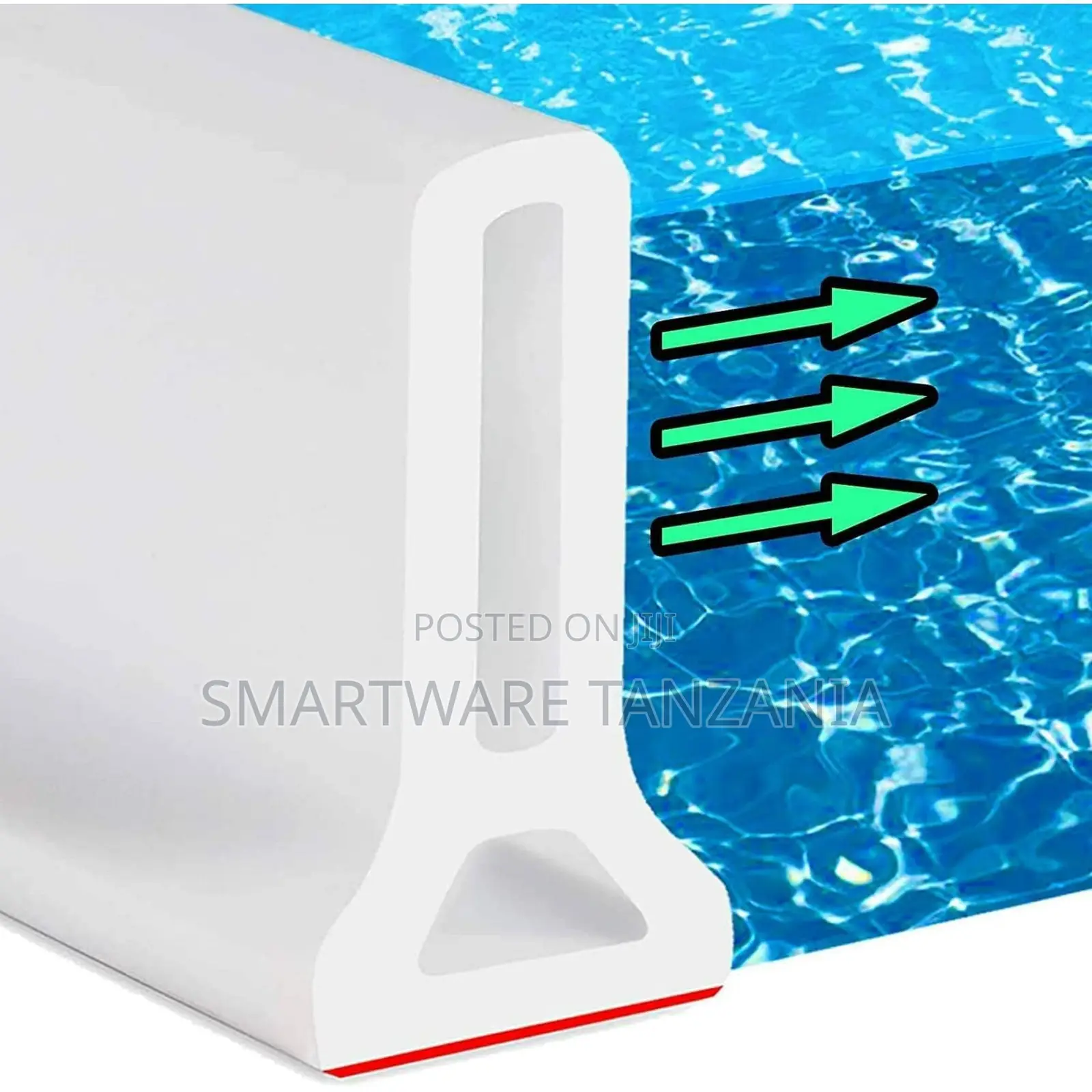 Shower Threshold Water Dam Barrier for Shower and Water Stopper
