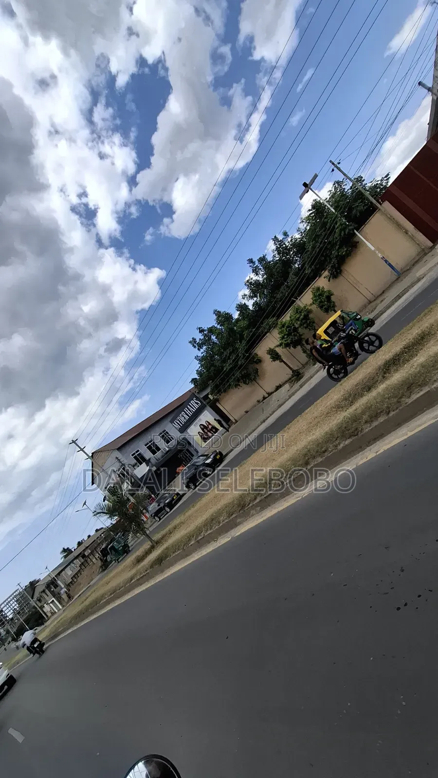 Busness Centre Market Look Main Road at Sinza Legho