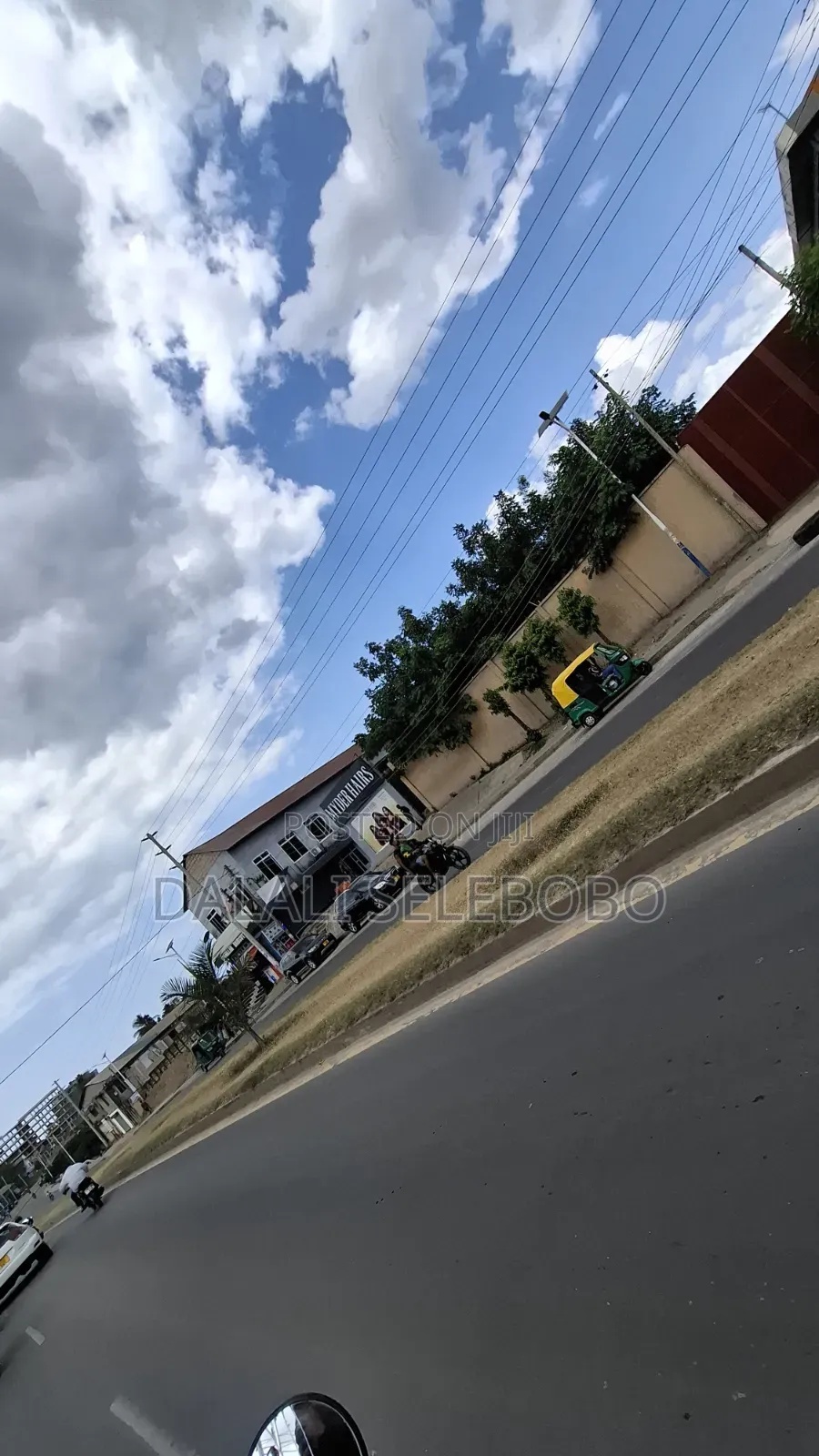 Busness Centre Market Look Main Road at Sinza Legho