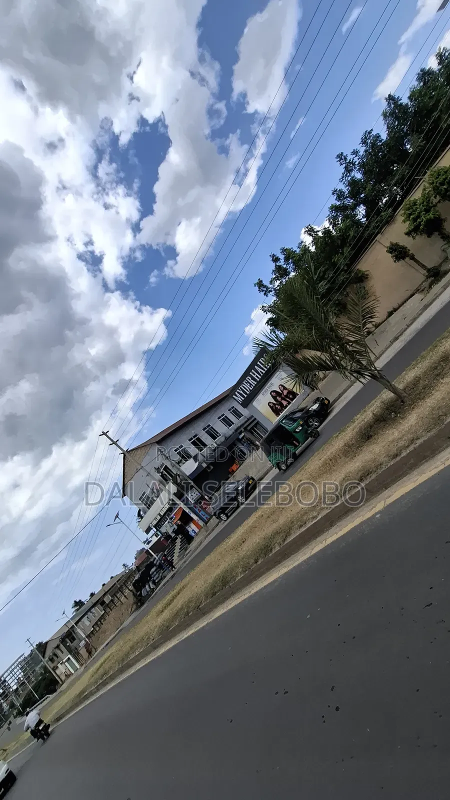Busness Centre Market Look Main Road at Sinza Legho