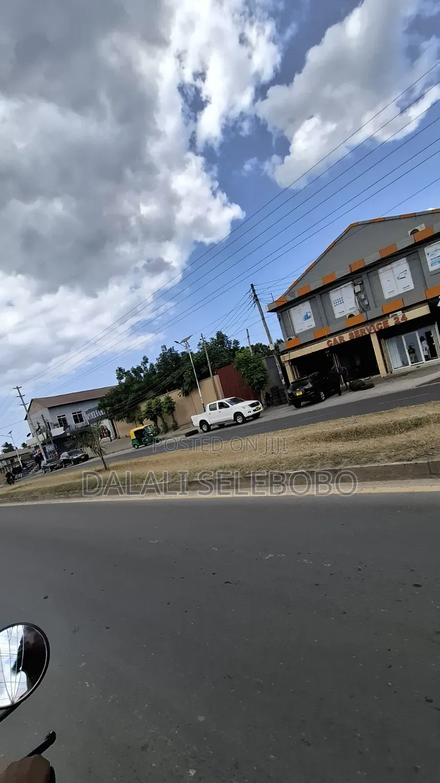 Busness Centre Market Look Main Road at Sinza Legho