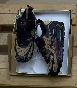 Nike Airmax Brand Men's Leather Sneaker Shoes GUCCI 4 Colours