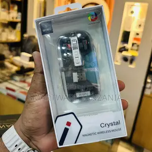 WIWU Crystal Magnetic Wireless Mouse With Colorful Backlight Feature