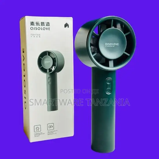 Portable Handheld Fan With Rechargeable Battery, 6 Hours Use