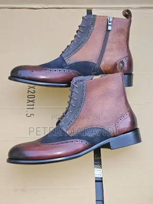 Men's High-End Luxury Leather Dress Boots