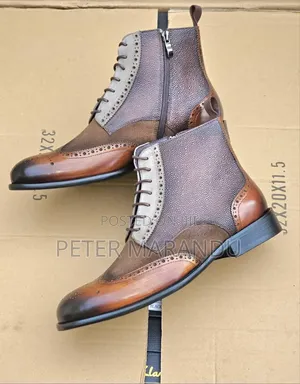 Men's High-End Luxury Leather Dress Boots