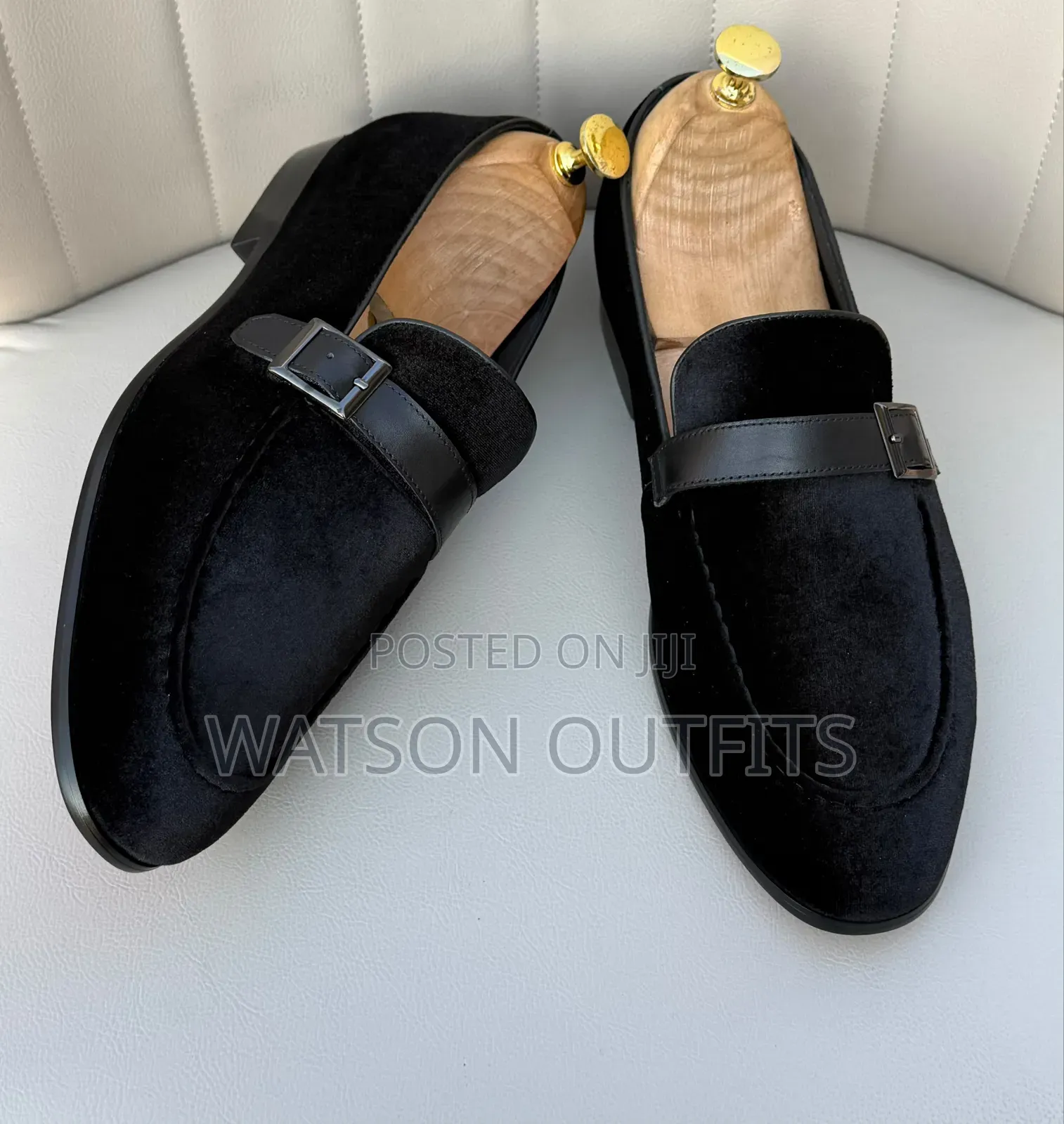Men's Leather Shoes or Mocca Footwears 1 Black Colour