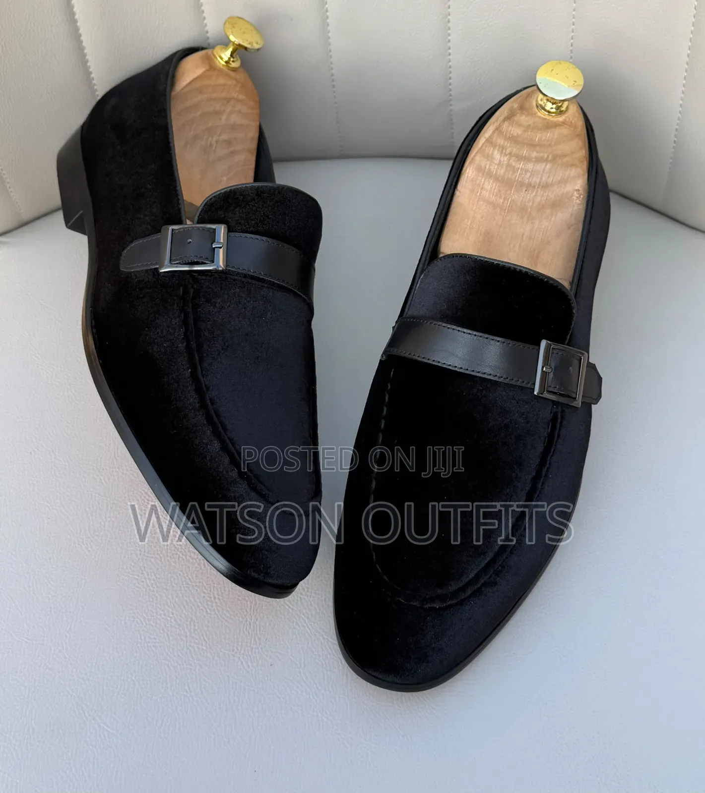 Men's Leather Shoes or Mocca Footwears 1 Black Colour