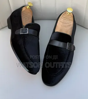 Men's Leather Shoes or Mocca Footwears 1 Black Colour
