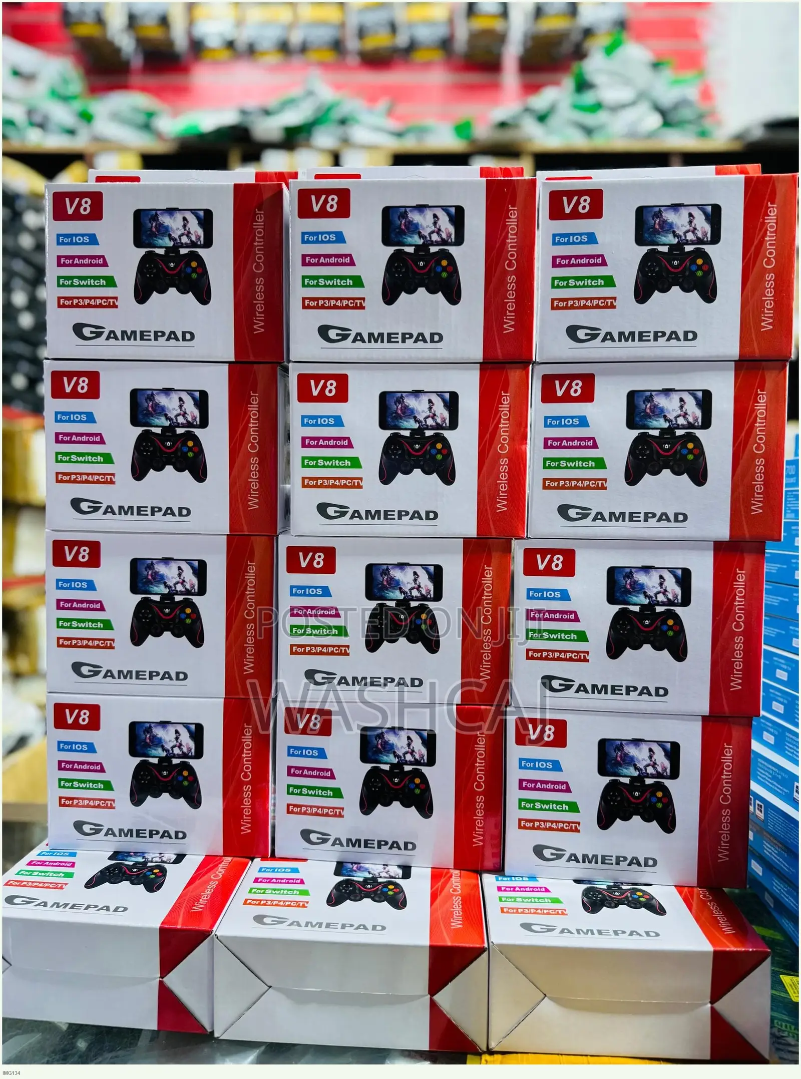 V8 Wireless Gamepad Controller for iOS, Android, Switch, PS3/PS4/PC/TV