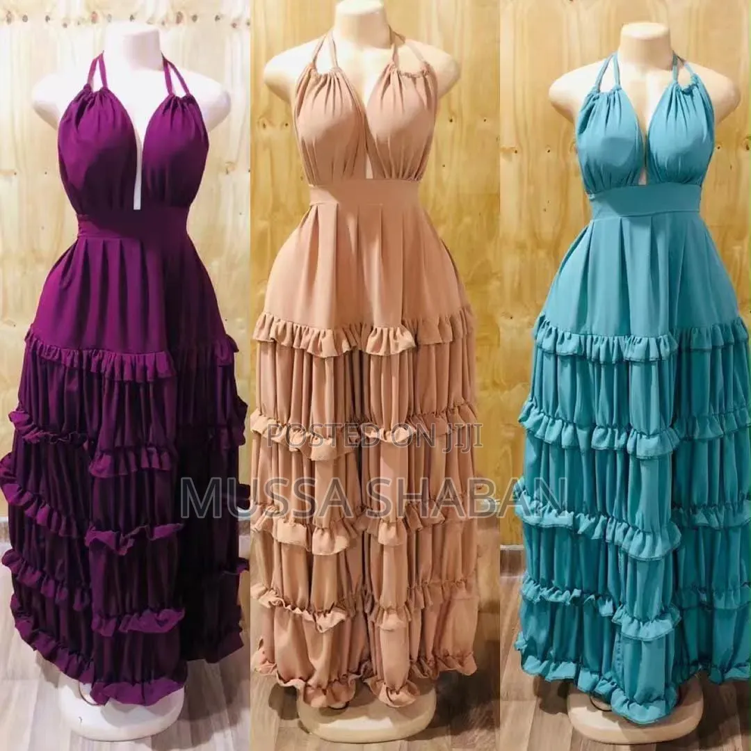 Sleeveless Floor-Length Big Swing Dressss at Affordable Prices