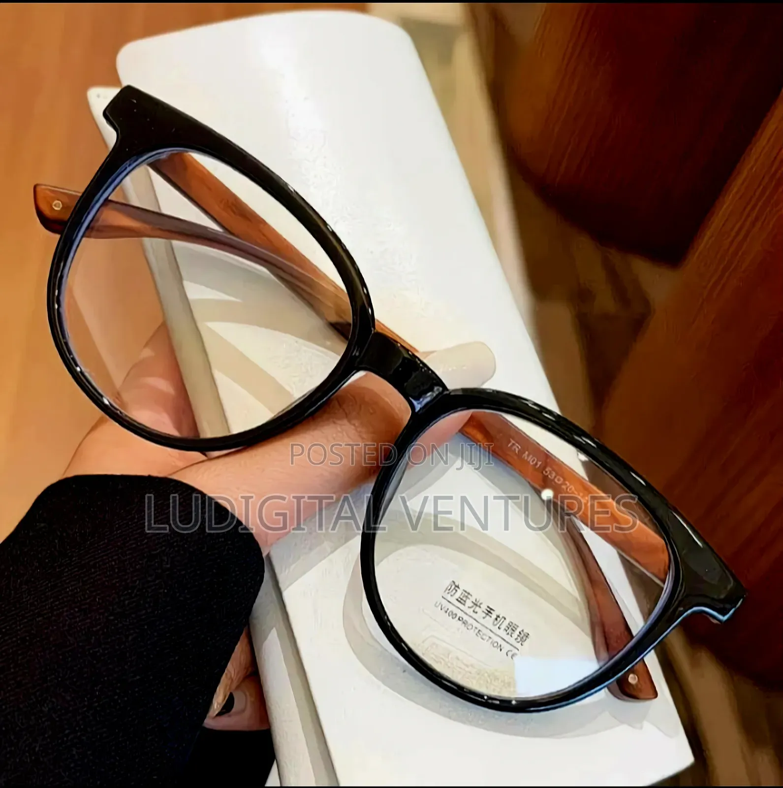New Anti-Blue Light Glasses , Korean Style, Retro, Wood Grain Temples